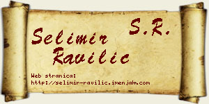 Selimir Ravilić vizit kartica